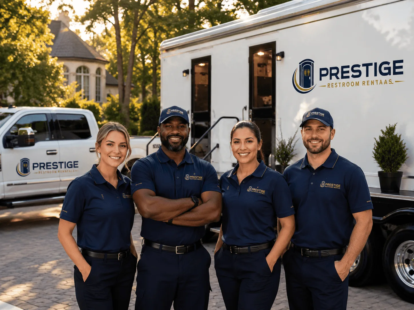 Trusted Luxury Portable Restrooms company in Marquez, TX